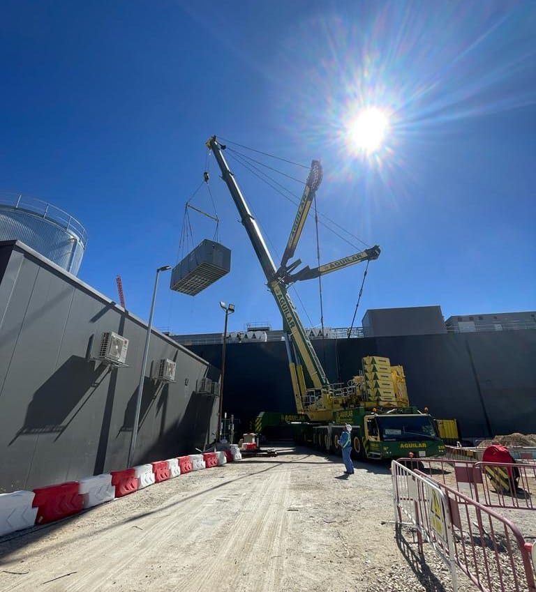 Grúas elevación cargas