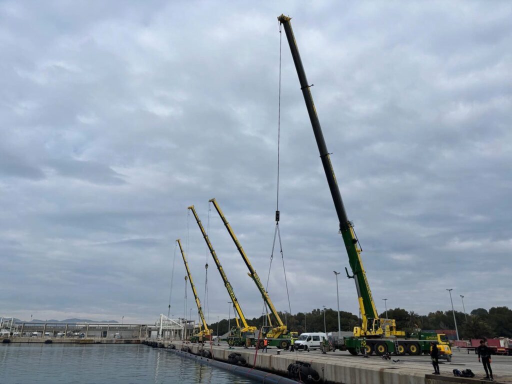 Grúas elevación cargas