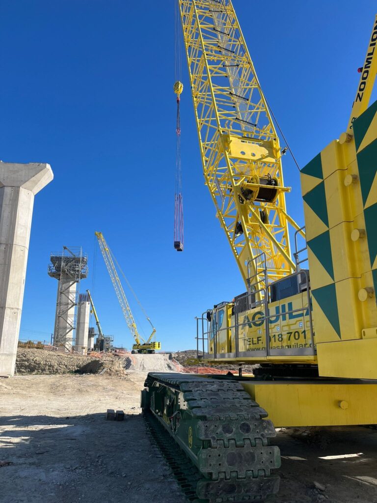 Grúas elevación cargas