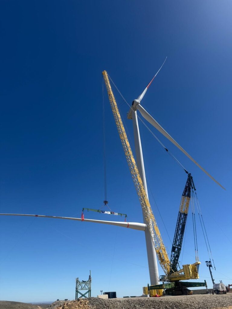 grua indústria eòlica